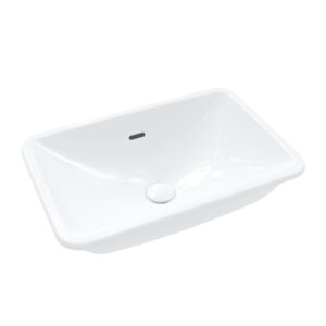 Lavoar rectangular Villeroy & Boch Loop & Friends CeramicPlus 54x34cm montare sub blat Alb Alpin
