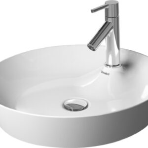 Lavoar rotund tip bol Duravit Cape Cod 48cm fara preaplin montare pe blat