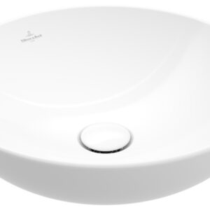 Lavoar rotund tip bol Villeroy&Boch Loop&Friends 42cm cu preaplin material TitanCeram montare pe blat