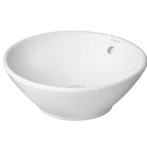 Lavoar tip bol Duravit Bacino 42cm  fara orificiu baterie  montare pe blat