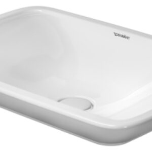 Lavoar tip bol Duravit PuraVida 70cm ventil ceramic montare pe blat