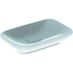 Lavoar tip bol Geberit myDay 60x40cm fara orificiu baterie fara preaplin KeraTect alb