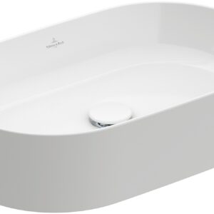 Lavoar tip bol Villeroy & Boch Collaro 56x36cm oval fara orificiu baterie fara preaplin alb