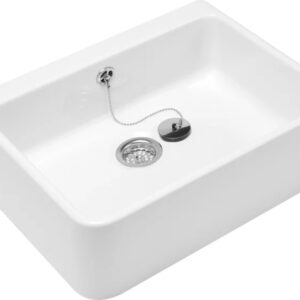 Lavoar tip bol Villeroy & Boch O.Novo CeramicPlus 59.5x50cm cu preaplin alb Alpin