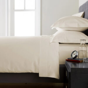 Lenjerie de pat Behrens Heritage 200x200cm 2 fete perna 50x75cm 400TC ivory