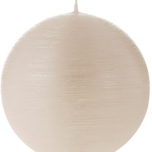 Lumanare La Francaise Colorama de Fetes Boule  d 8cm  15 ore  alb perlat