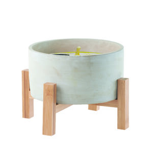 Lumanare exterior La Francaise Outdoor Pots en Beton Citronnella 930g