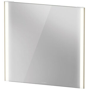 Oglinda cu iluminare LED Duravit XViu 82x80cm senzor IP44 sampanie mat