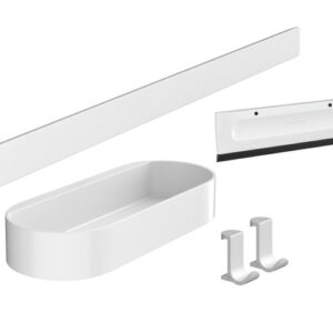 Pachet accesorii dus Hansgrohe Wallstoris alb mat
