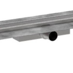 Pachet rigola de pardoseala Hansgrohe RainDrain Compact Complete 1000mm pardoseli minim 43mm capac inox periat