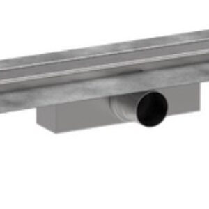 Pachet rigola de pardoseala Hansgrohe RainDrain Compact Complete 1000mm pardoseli minim 63mm capac inox periat