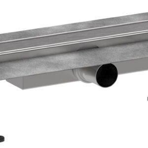 Pachet rigola de pardoseala Hansgrohe RainDrain Compact Complete 600mm pardoseli minim 43mm capac inox periat