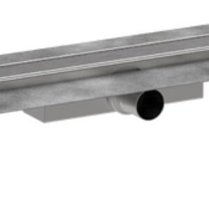 Pachet rigola de pardoseala Hansgrohe RainDrain Compact Complete 800mm pardoseli minim 43mm capac inox periat