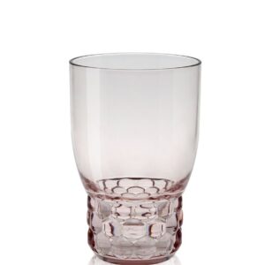 Pahar apa Kartell Jellies Family design Patricia Urquiola d 8.5cm h13cm roz transparent