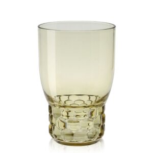 Pahar apa Kartell Jellies Family design Patricia Urquiola d 8.5cm h13cm verde transparent
