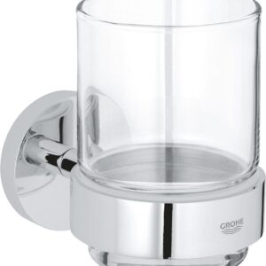 Pahar cu suport de perete Grohe Essentials crom