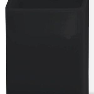 Pahar suport Decor Walther Porzellan Square DW610 10.5 x 6 x 6cm negru