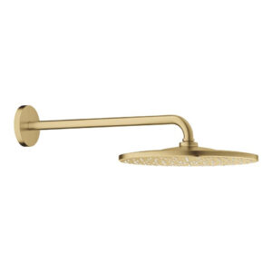 Palarie de dus Grohe Rainshower Mono 310 cu brat de perete 422mm brushed cool sunrise