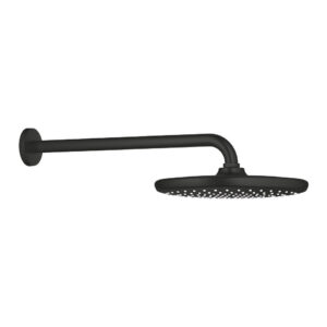 Palarie de dus Grohe Tempesta 250 cu brat de dus 380mm de perete matte black
