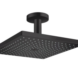 Palarie de dus Hansgrohe Raindance E300 Air cu brat de tavan 158 mm negru mat