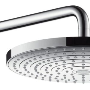 Palarie de dus Hansgrohe Raindance Select S 300 cu 2 tipuri de jet si brat 39cm cu montaj pe perete