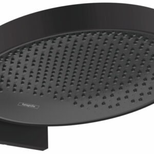 Palarie de dus Hansgrohe Rainfinity 360 1 jet cu placa de conectare la perete negru mat