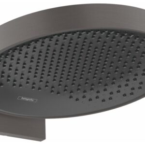 Palarie de dus Hansgrohe Rainfinity 360 1 jet cu placa de conectare la perete negru periat