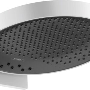 Palarie de dus Hansgrohe Rainfinity 360 3 tipuri de jet cu placa de conectare la perete alb mat