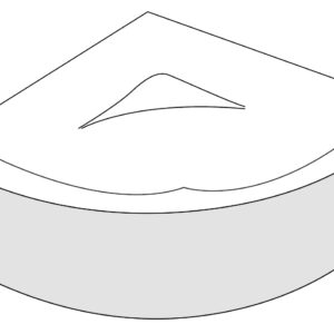 Panou frontal Radaway pentru cada Keria 150x150cm