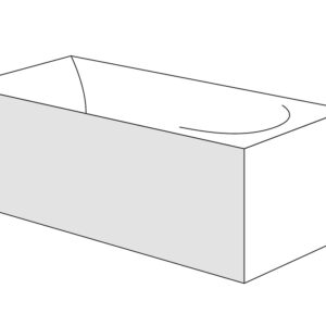 Panou frontal Radaway pentru cazi rectangulare 170cm h56cm