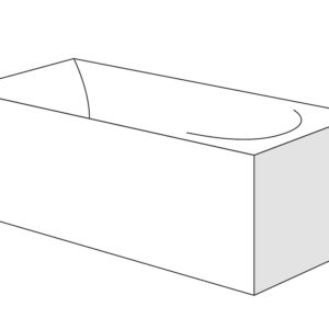 Panou lateral Radaway pentru cazi rectangulare 70cm h56cm