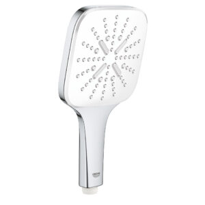 Para de dus Grohe SmartActive 130 Cube cu 3 jeturi moon white