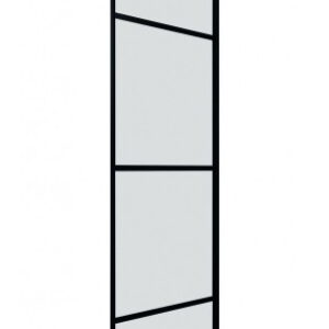 Perete fix Sanotechnik Elite Black 90cm Easy-Clean. profile negru mat