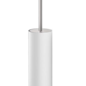 Perie wc cu suport Decor Walther Stone SBG h 52cm alb-inox mat