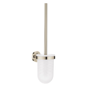 Perie wc cu suport de perete Grohe Essentials polished nickel