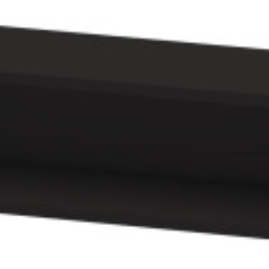 Polita suspendata Duravit L-Cube Shelf 80cm negru lucios