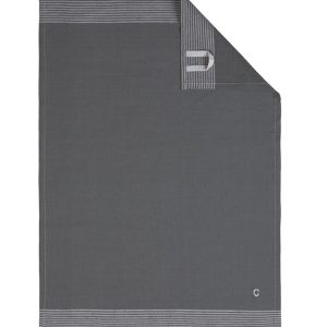 Prosop de bucatarie Cawo Cuisine Two-Tone 50x70cm 77 gri antracit