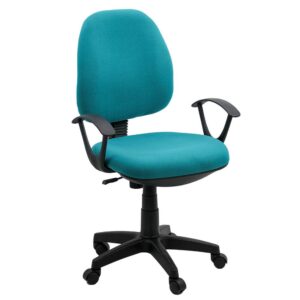 RESIGILAT - Scaun birou din material textil OFF 326 turcoaz