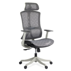 RESIGILAT - Scaun de birou ergonomic cu tetiera reglabila SYYT 9511 gri