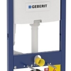 Rezervor incastrat Geberit Duofix Omega de 12 cm grosime si cadru cu actionare frontala H112 cm