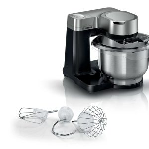 Robot de bucatarie Bosch MUMS2VM00 Serie2 900W 7 trepte + Impuls bol inox 3.8 litri negru-argintiu