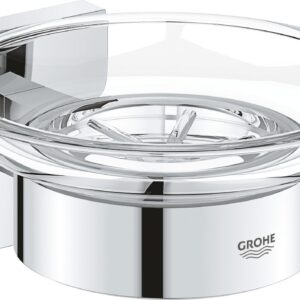 Savoniera Grohe Start Cube cu suport de perete crom