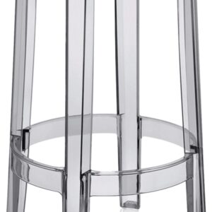 Scaun Kartell Charles Ghost 2005 design Philippe Starck  h65cm  gri transparent