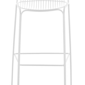 Scaun exterior Kartell Hiray design Ludovica & Roberto Palomba h 96cm alb