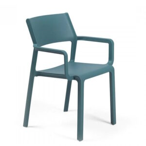 Scaun exterior Nardi Trill Armchair cu brate  albastru