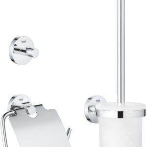 Set 3 accesorii baie Grohe Essentials City 3-in-1  crom