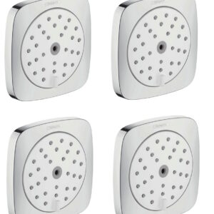 Set 4 duze laterale Hansgrohe PuraVida 100 cu 1 jet