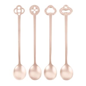 Set 4 lingurite Sambonet Party Oriental inox sampanie antichizat