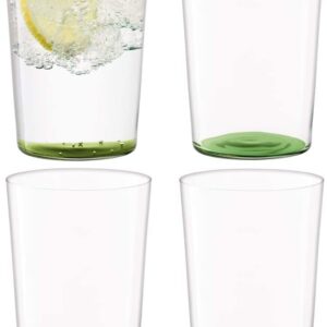 Set 4 pahare LSA International Coro Leaf Assorted 560ml