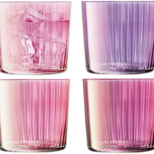 Set 4 pahare LSA International Gems 310ml Garnet
